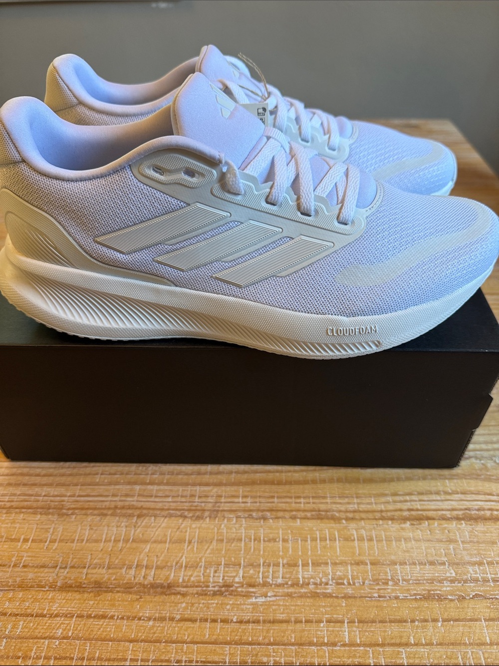 adidas Runfalcon Women's White Cloudfoam Running Sneakers